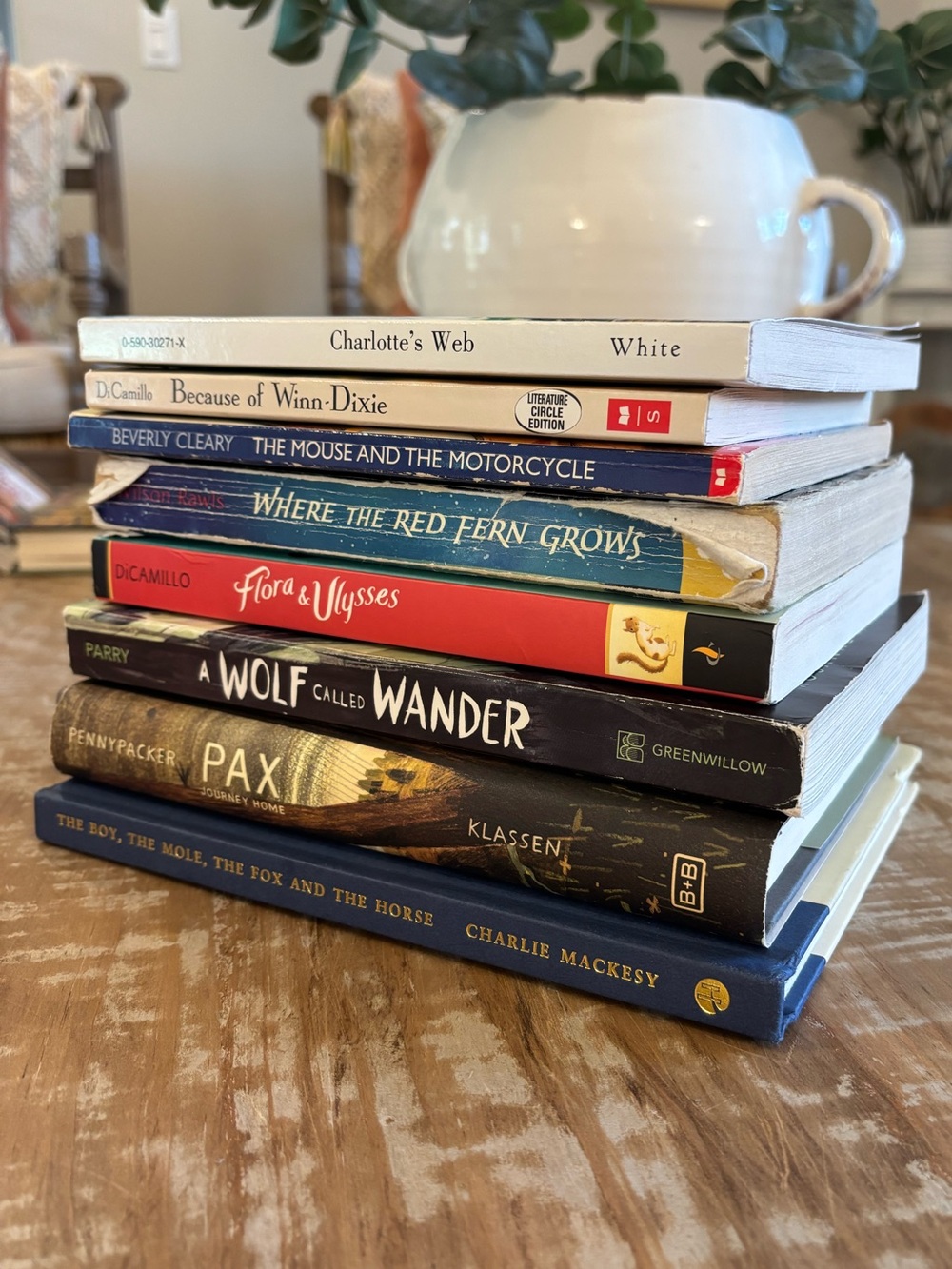 8 Kids Animal Classics Book Lot | 2 Hardcovers | Charlotte’s Web + DiCamillo